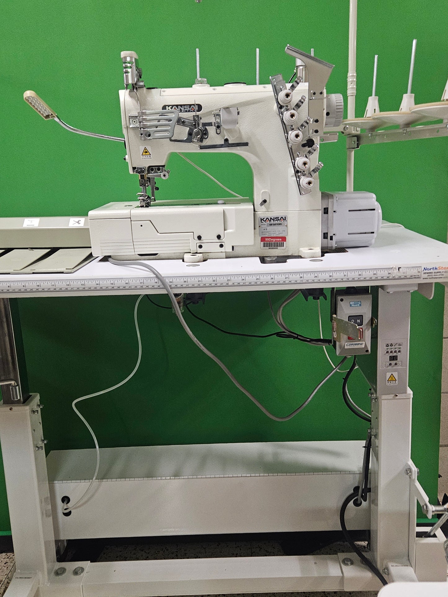 Kansai NR-9803 GALK Special Fully Automatic Circular Bottom Hemming Machine