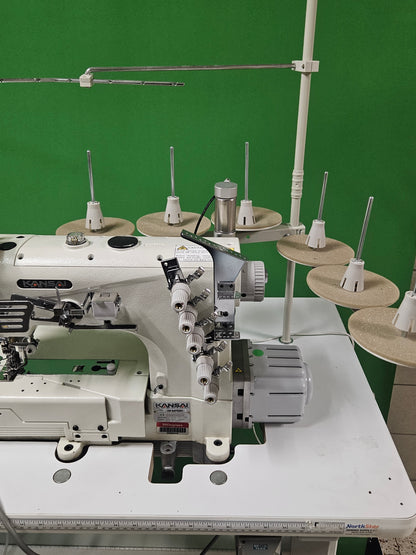 Kansai NR-9803 GALK Special Fully Automatic Circular Bottom Hemming Machine