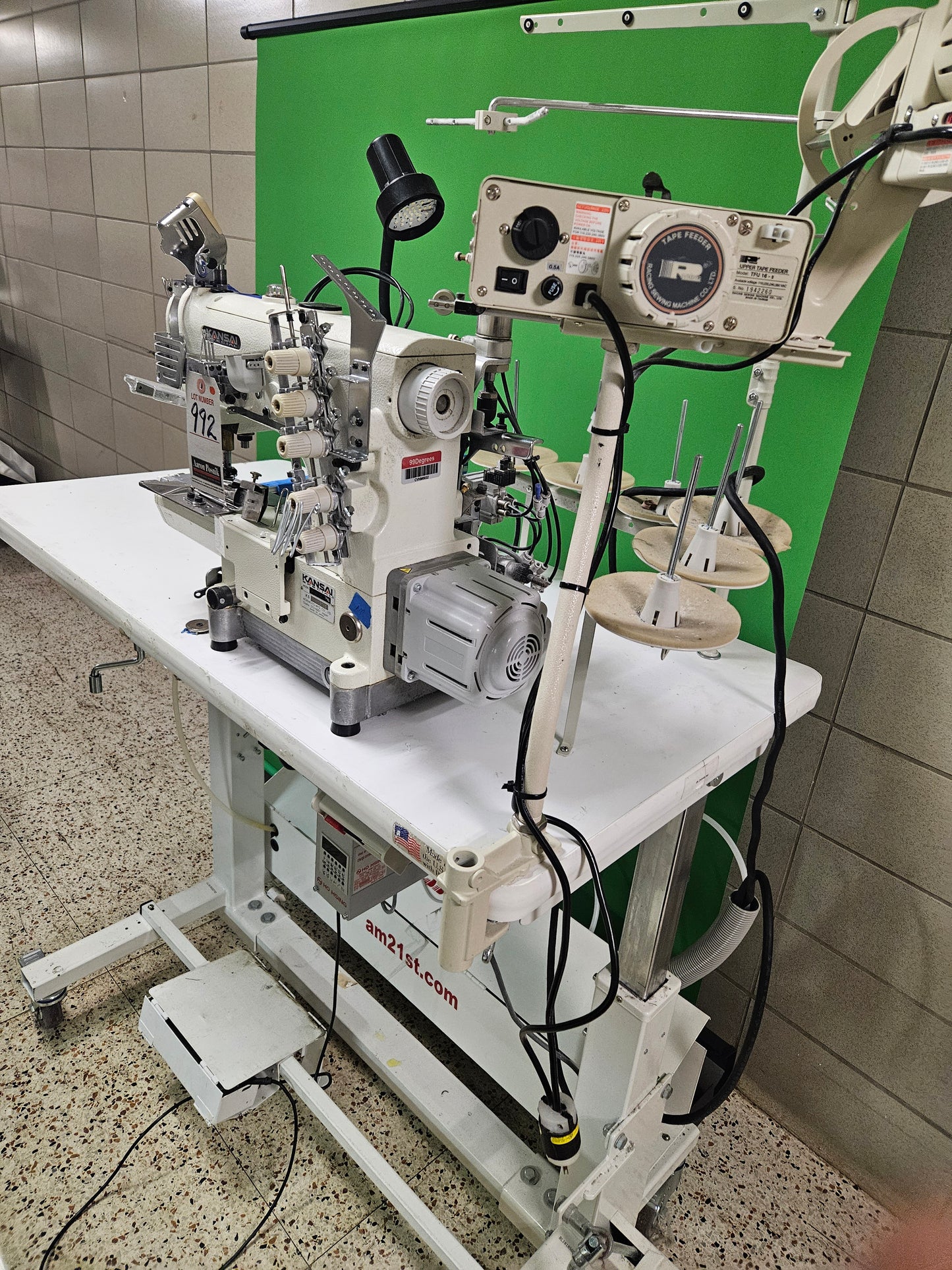 Kansai NR-9803 3-Needle Cover Stitch Full Automatic